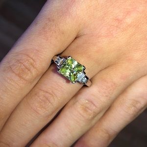 Peridot Silver ring